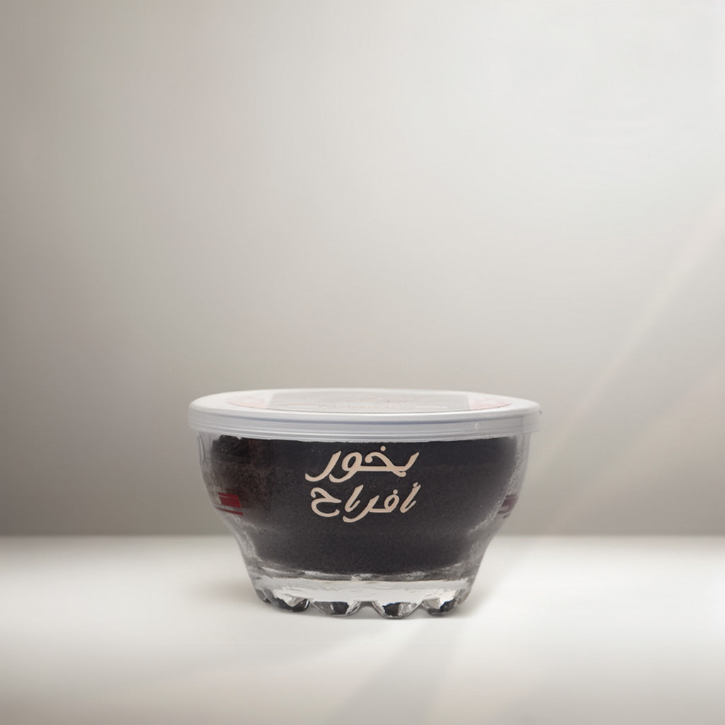 Bukhoor Afrah fine incense featuring a unique blend of oriental and French perfume notes