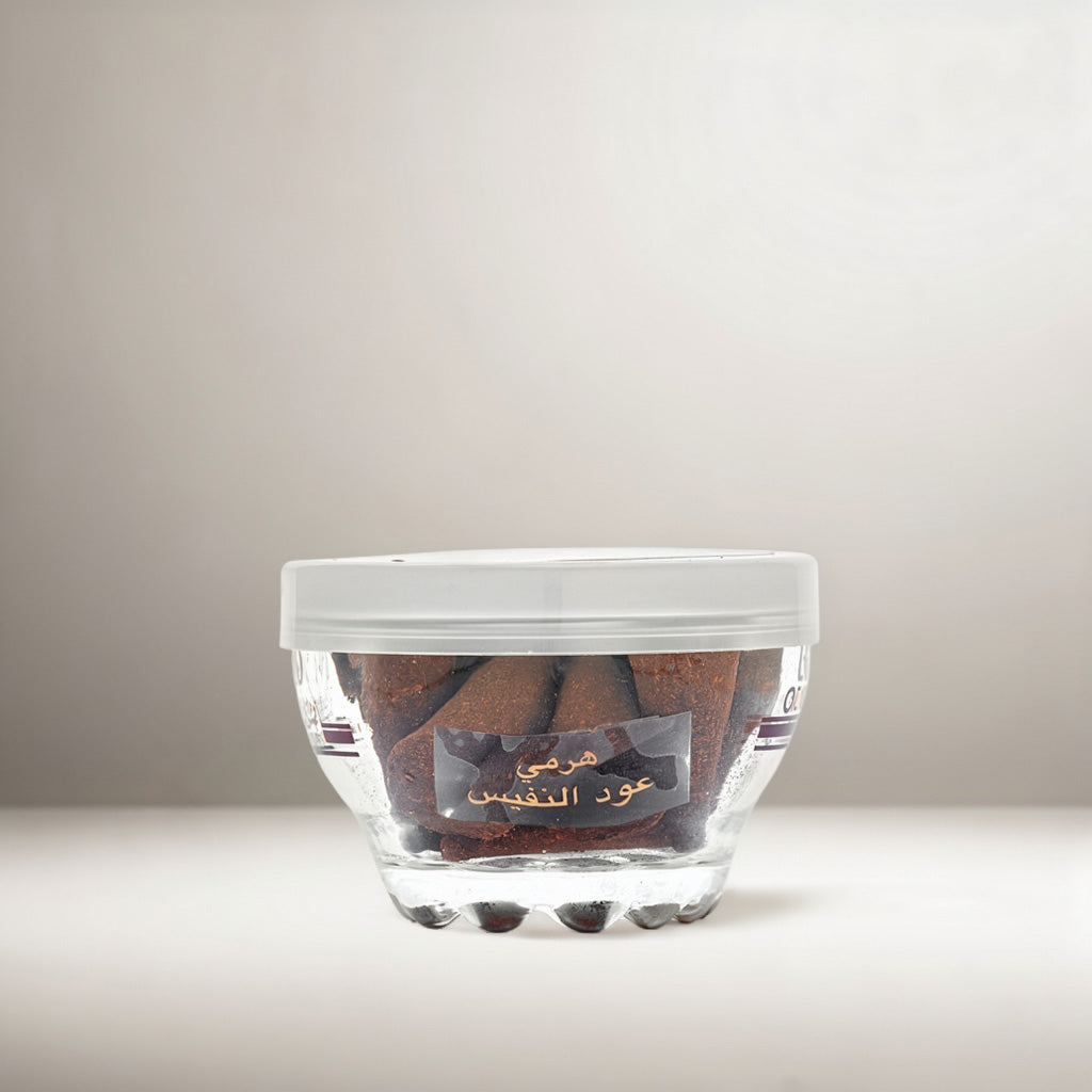 Bakhoor Harame Oud Al Nafis luxury self-burning incense with a rich oud aroma